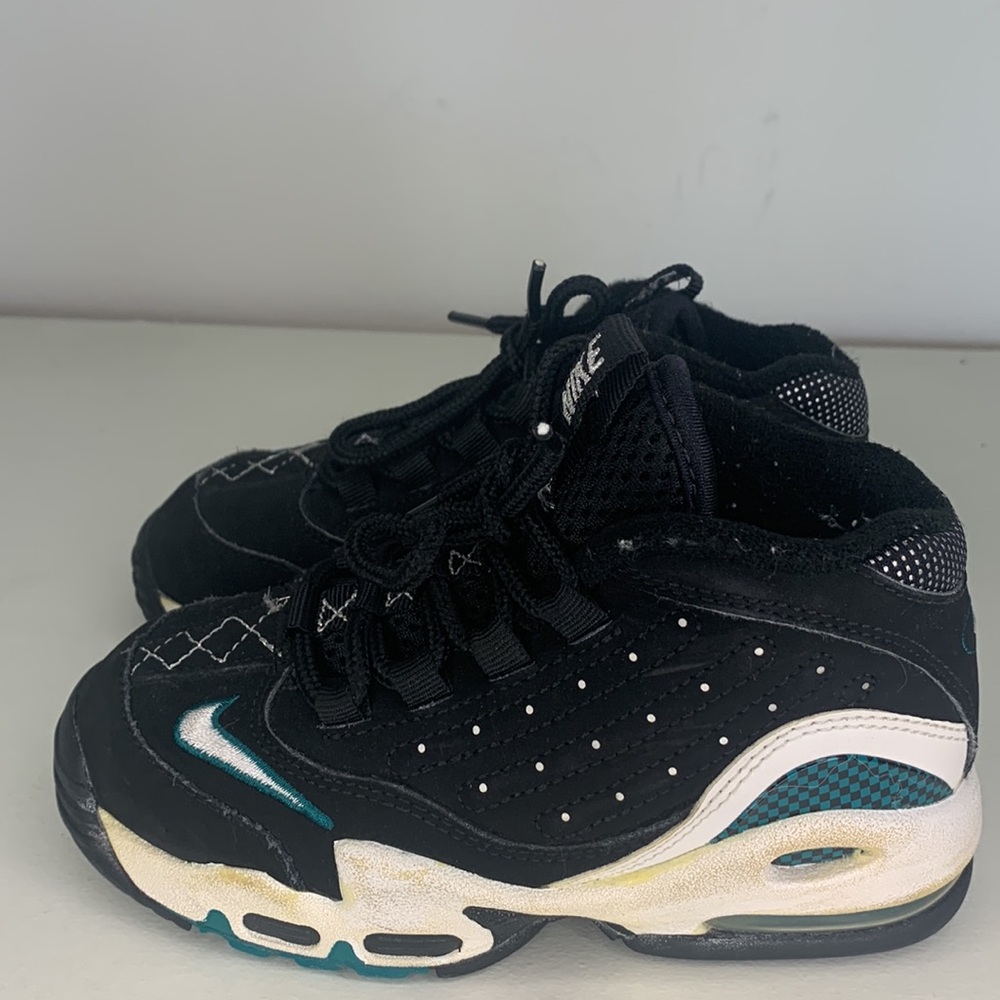 Nike Air Griffey Max II black and teal sneakers